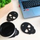 Skull Wooden Coasters - 4pcs Color Black