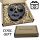 Skull Wooden Coasters - 4pcs Color Black